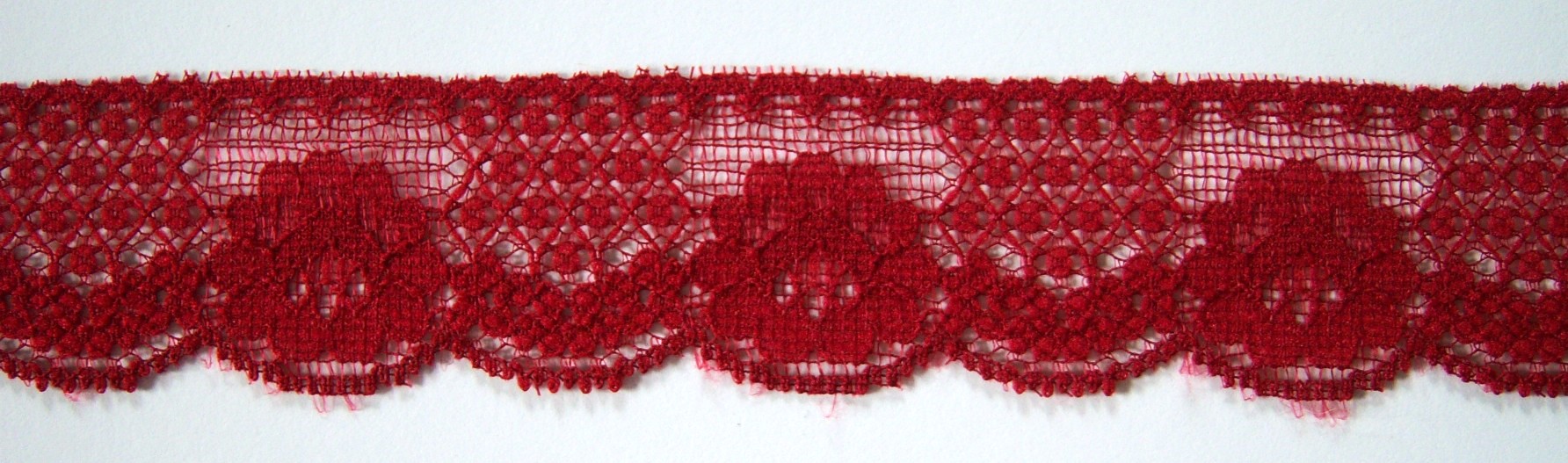 Cranberry 1 3/8" Lace