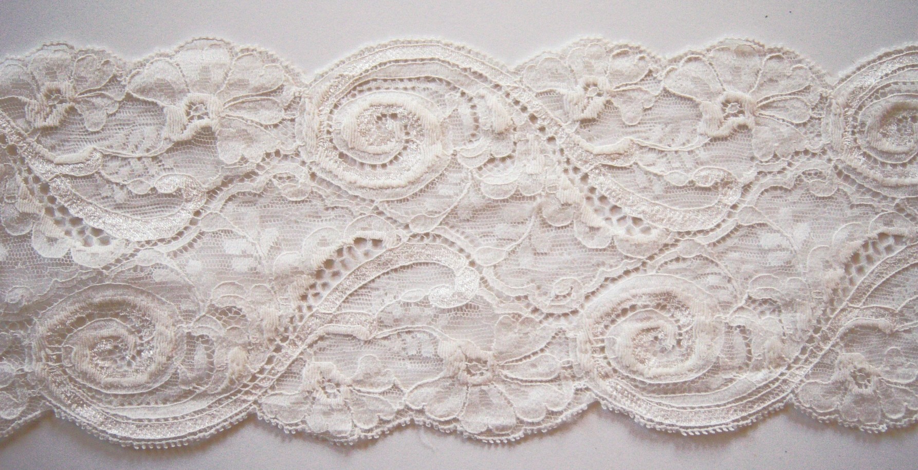 Ivory 4 3/4" Nylon Lace