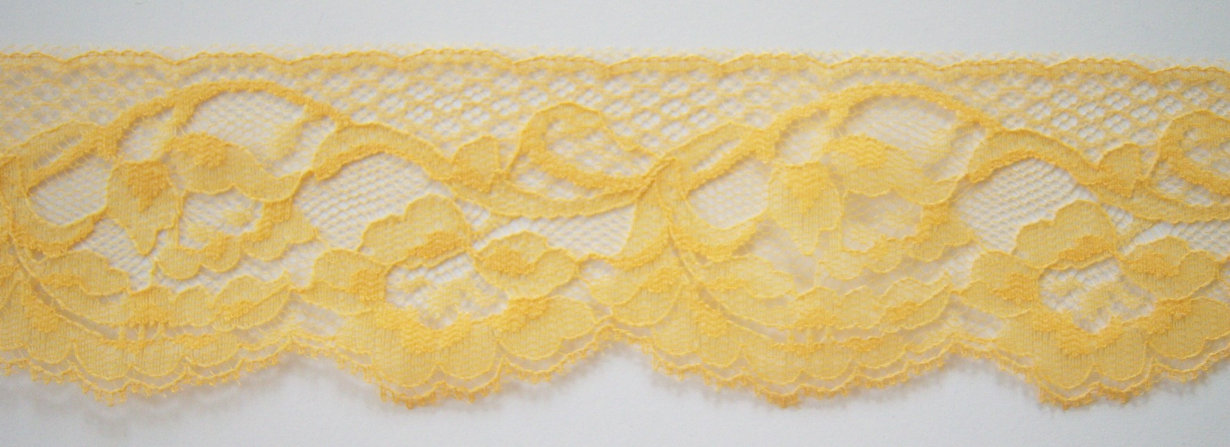 Gold 2 1/2" Nylon Lace