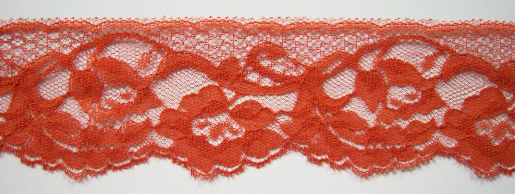 Rust 2 1/2" Nylon Lace