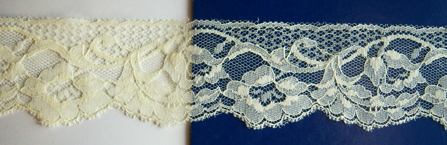 Light Yellow 2 1/2" Nylon Lace