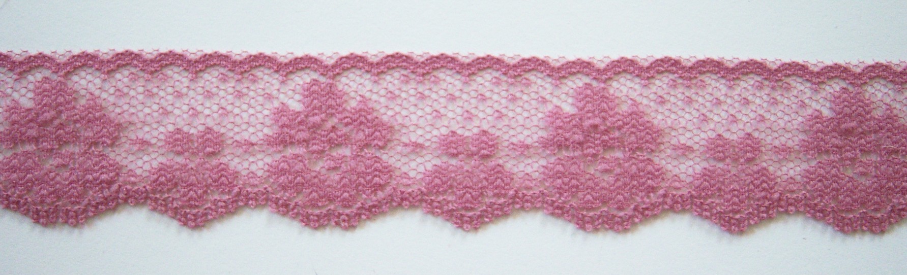 Mauve 1 1/8" Lace