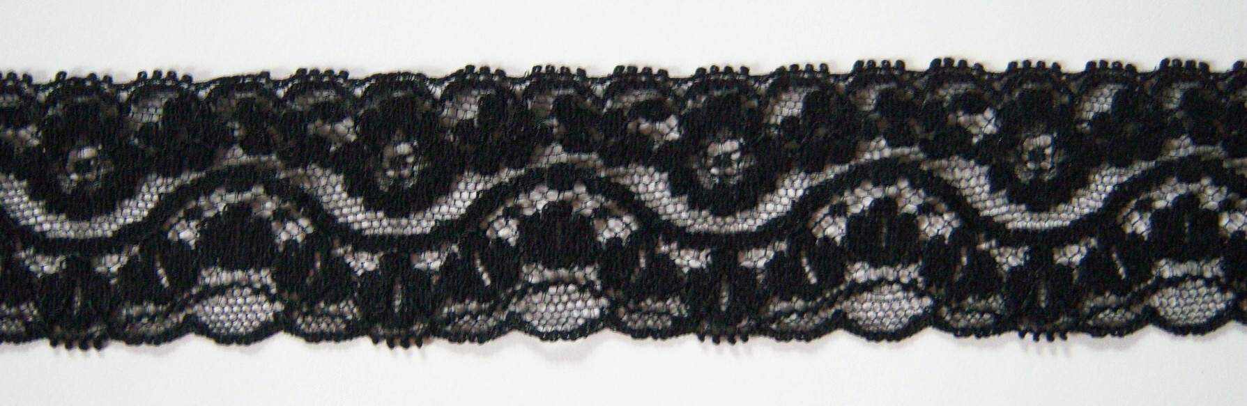 Black 1 3/8" Nylon Lace