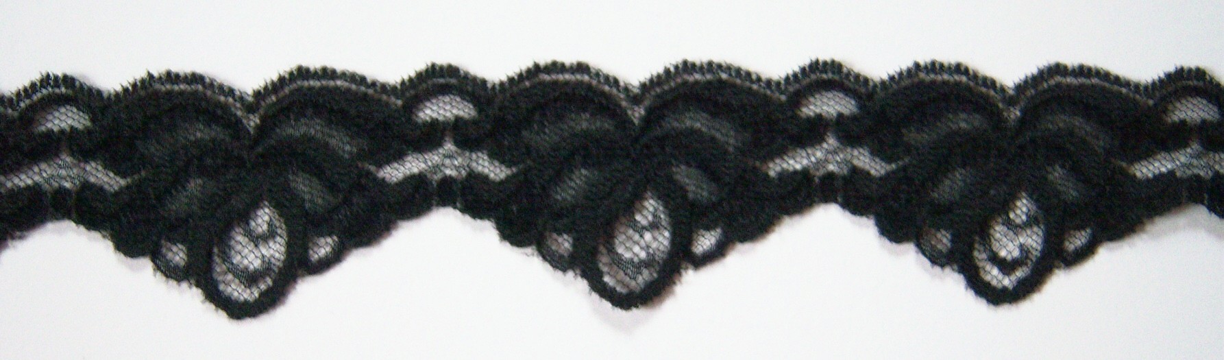 Black 1 1/2" Nylon Lace