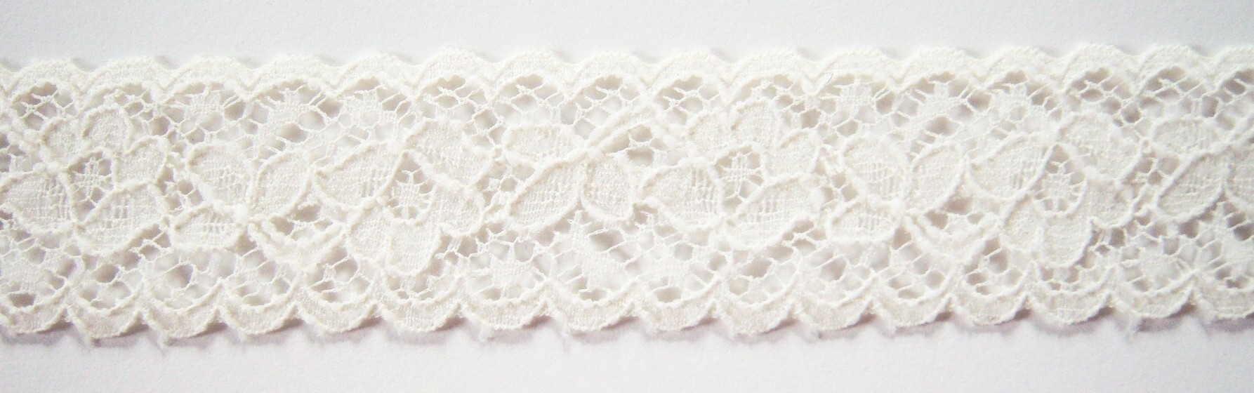 Cream 1 1/8" Nylon Lace