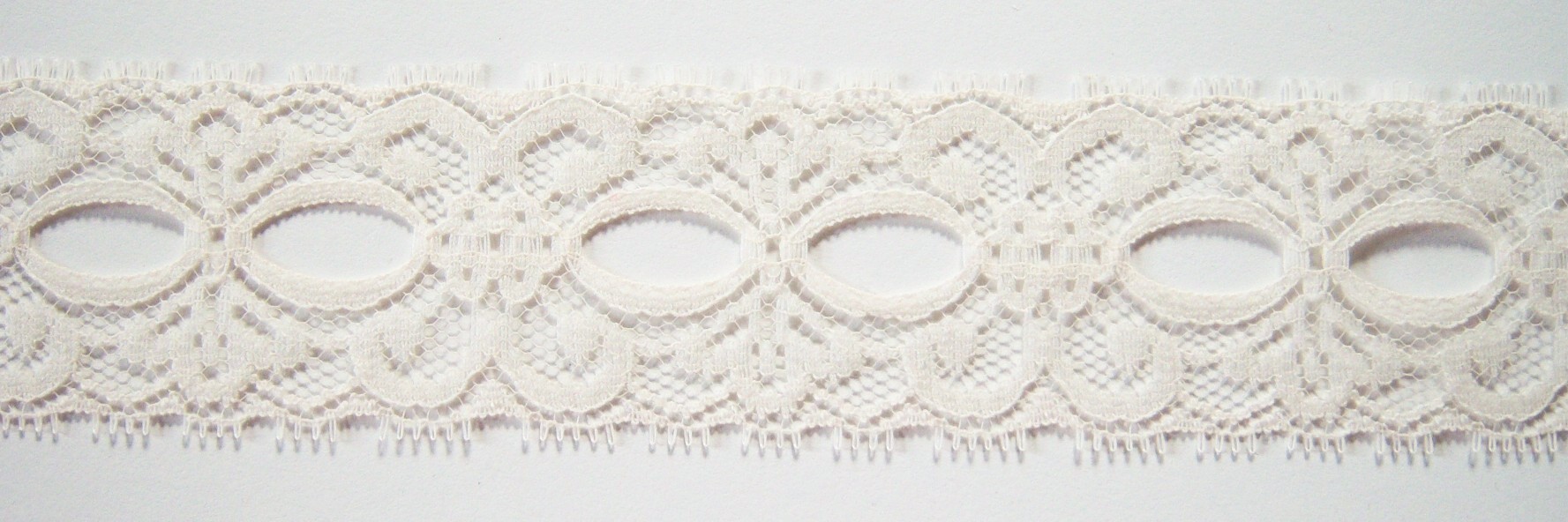 Eggshell 1 1/2" Nylon Lace