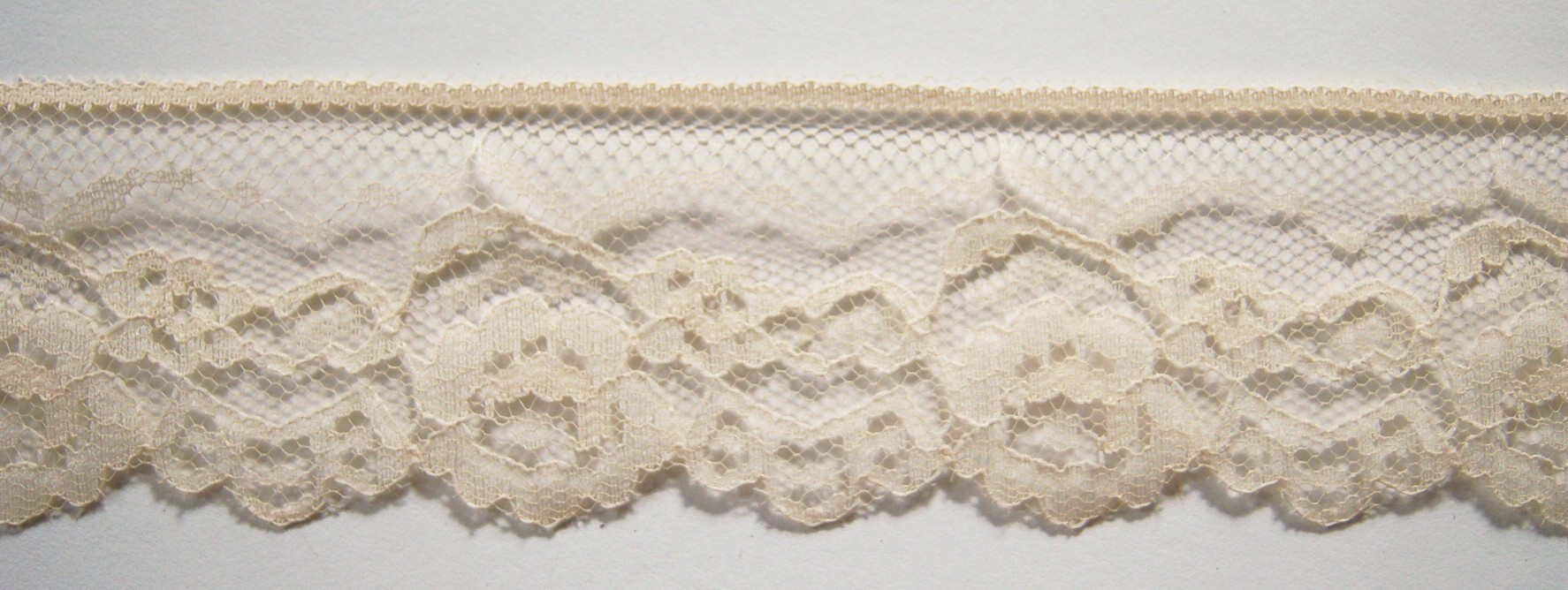 Beige 1 3/4" Nylon Lace