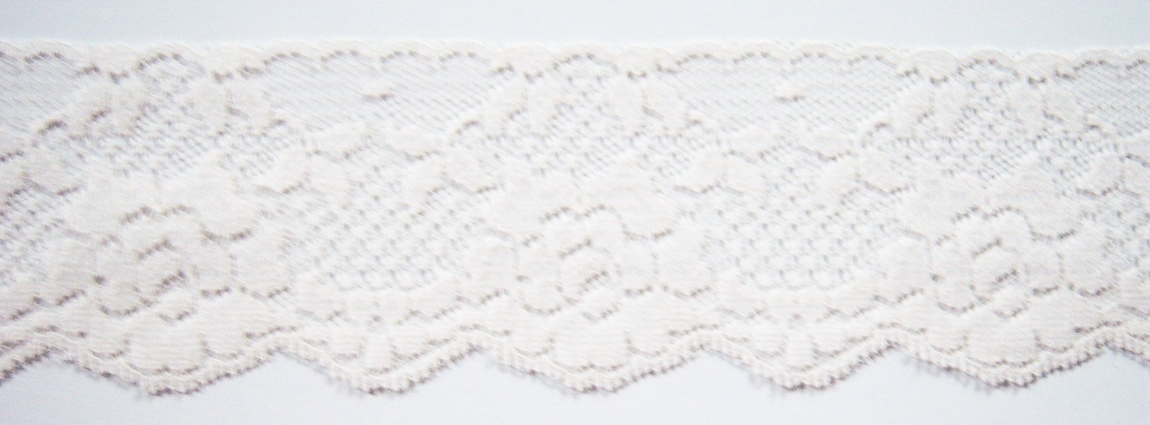 Bone 2 3/8" Nylon Lace