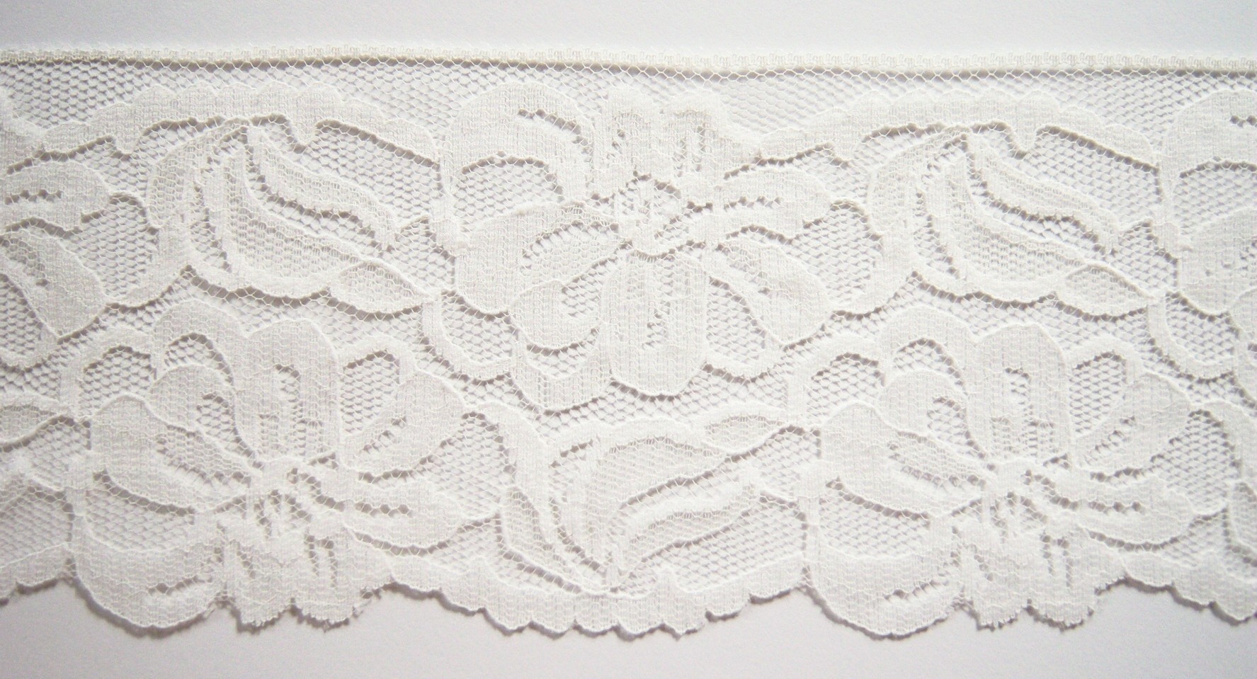 Light Ivory 3 3/4" Nylon Lace