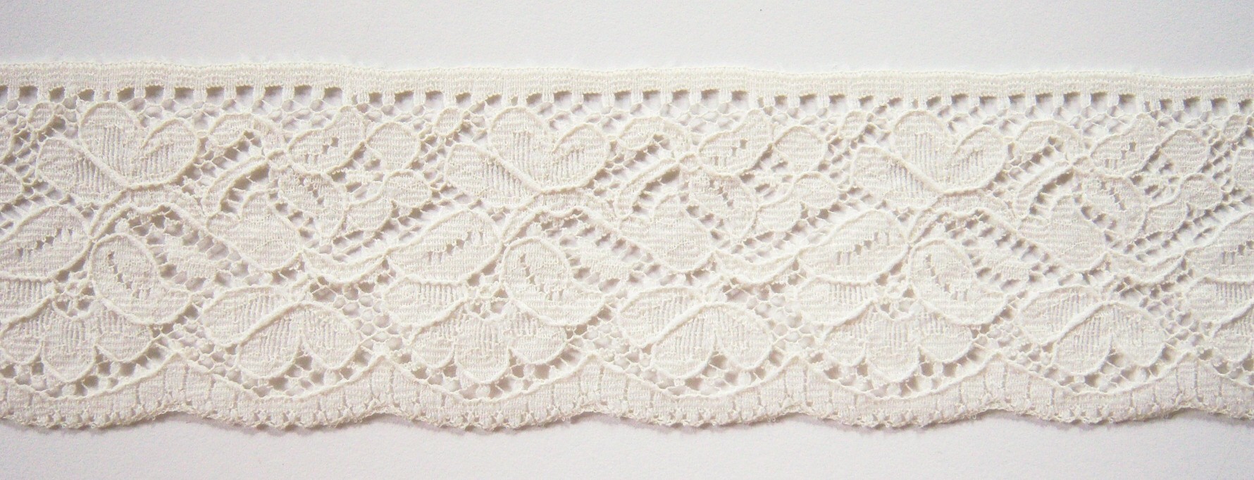 Cream 2" Nylon Lace