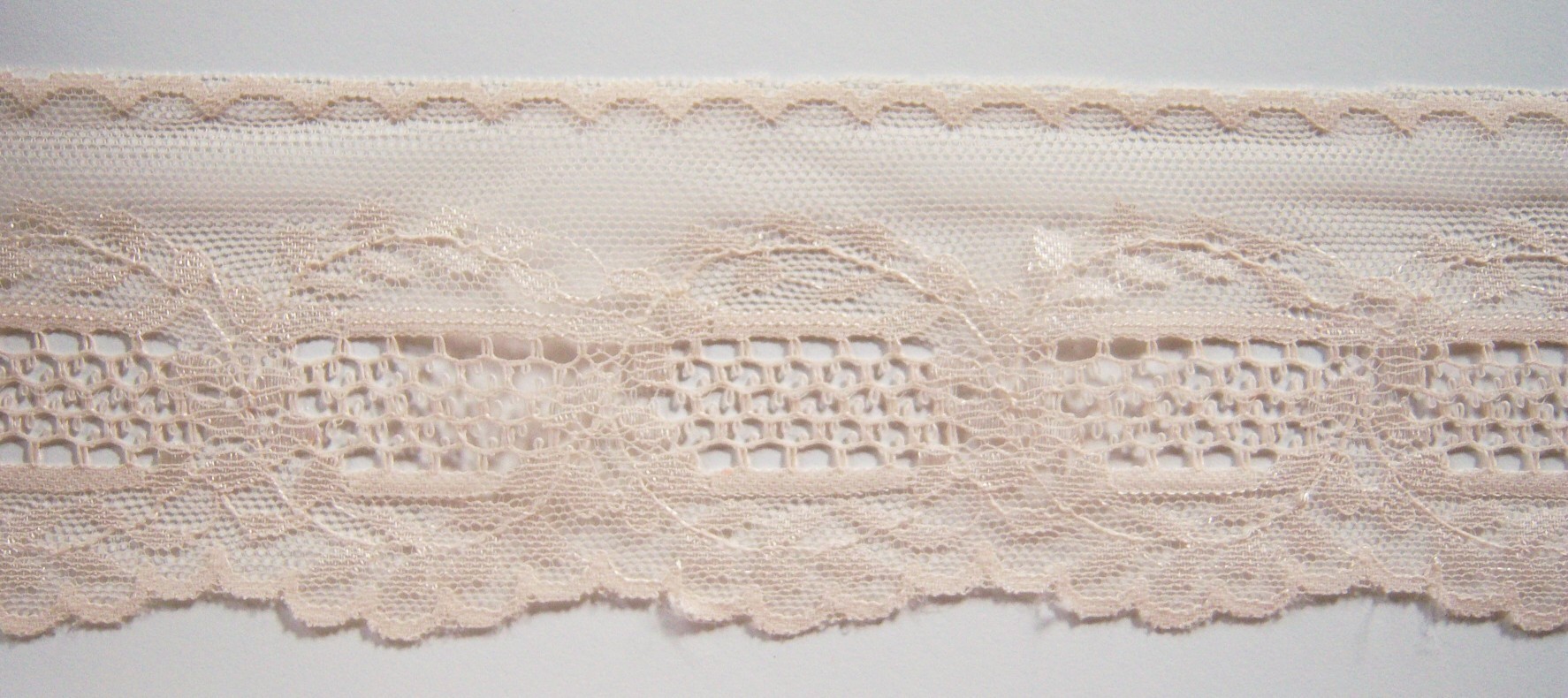 Beige 2 3/4" Nylon Lace