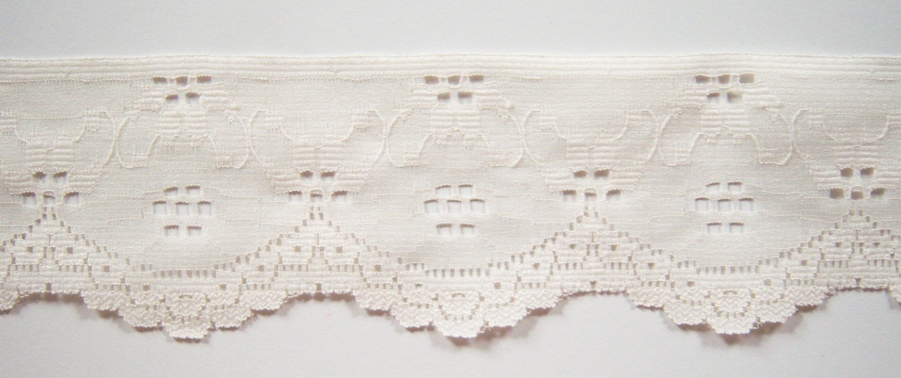 Natural 2 1/4" Nylon Lace