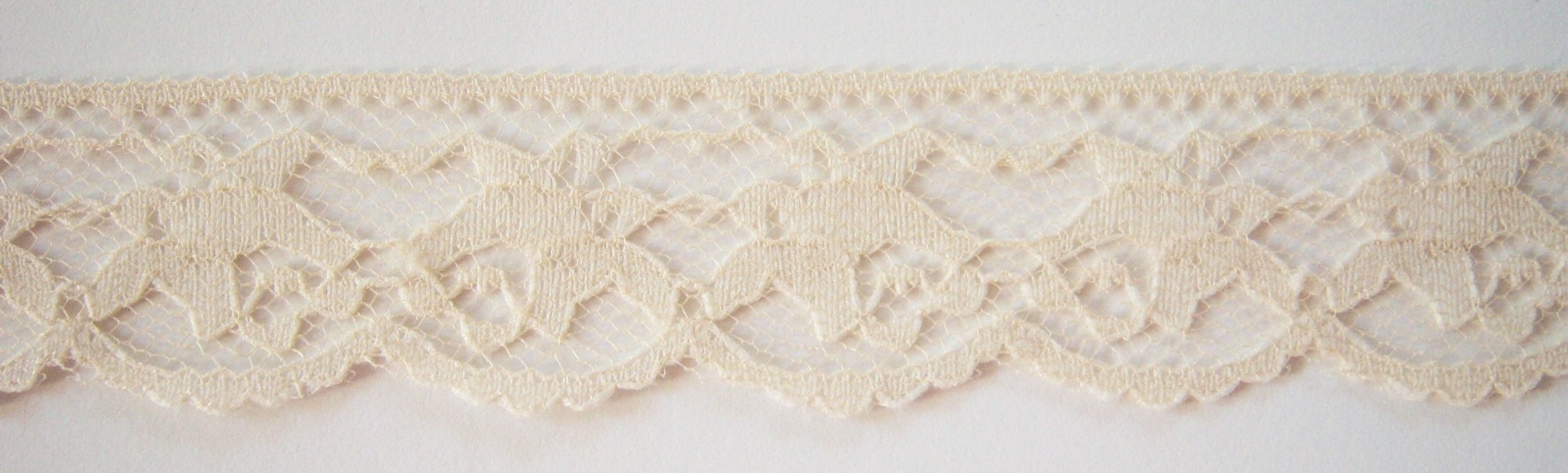 Light Beige 1 1/8" Nylon Lace