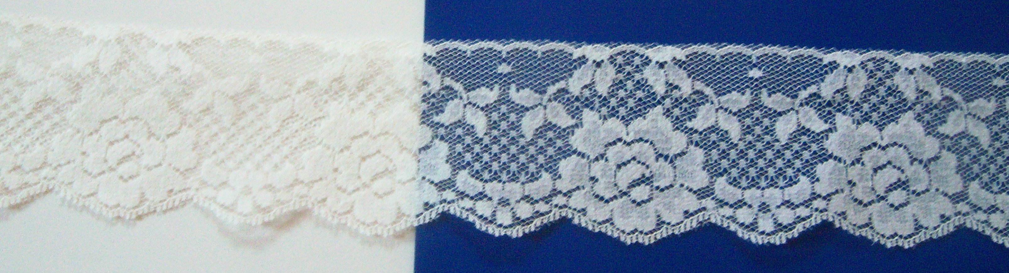 Oyster 2 1/4" Nylon Lace