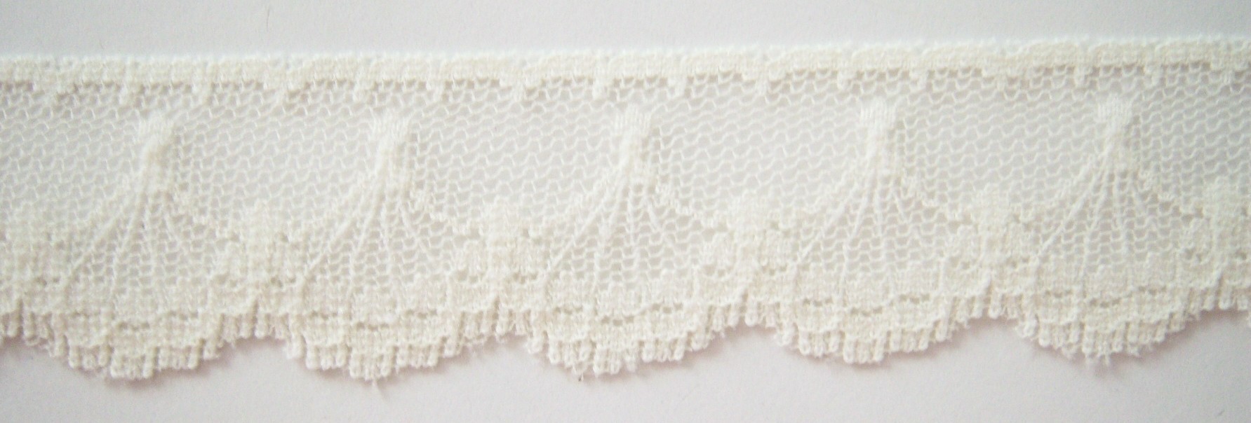 Lt. Ivory 1 1/4" Nylon Lace