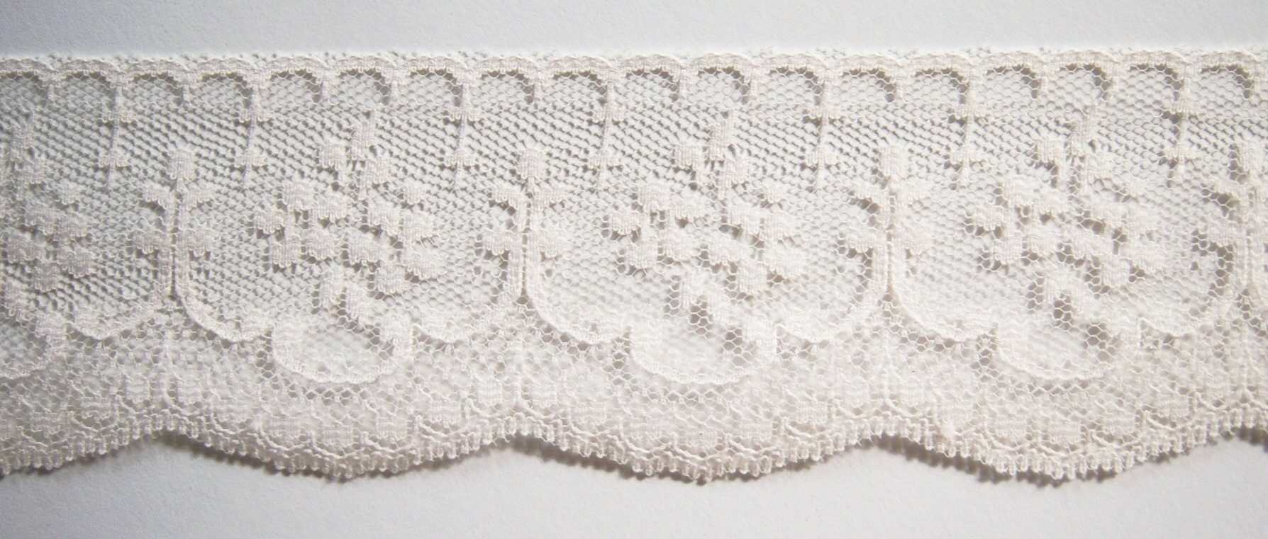 Natural 2 1/4" Nylon Lace