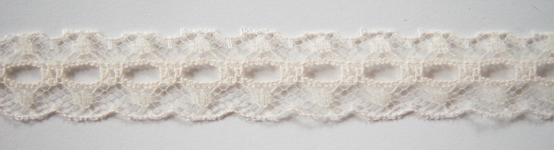 Ivory 3/4" Nylon Lace