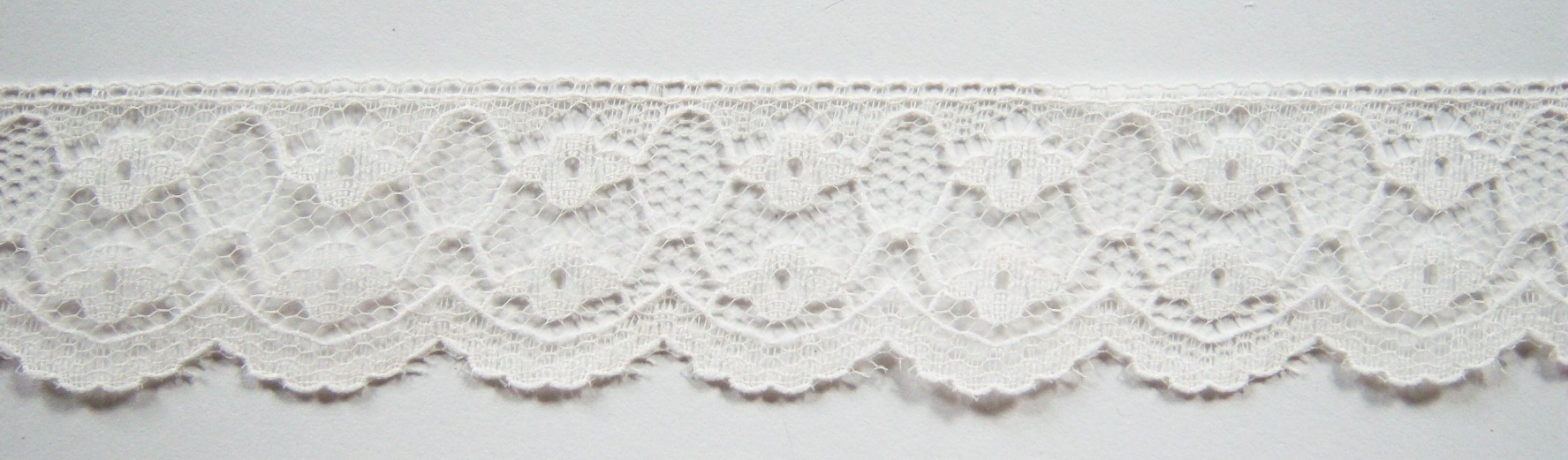 Eggshell 1 1/4" Nylon Lace