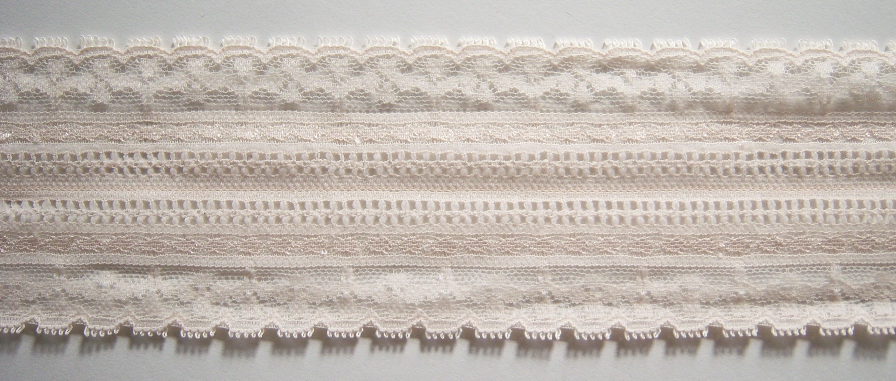 Natural 2 1/2" Nylon Lace