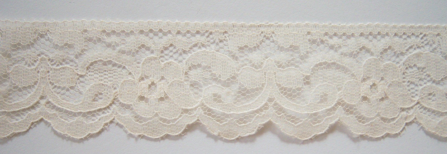 Ivory 1 5/8" Nylon Lace