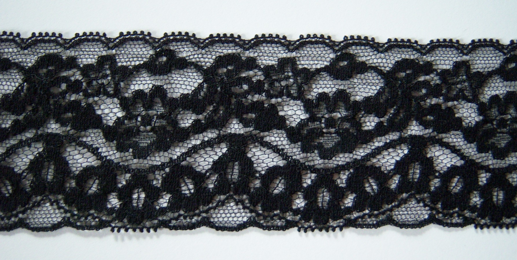 Black 2 1/2" Nylon Lace