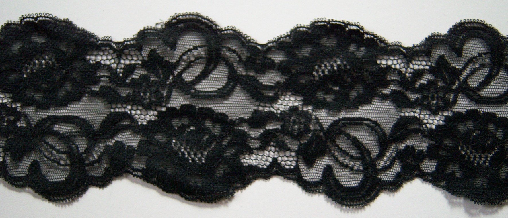 Black 3 1/4" Nylon Lace