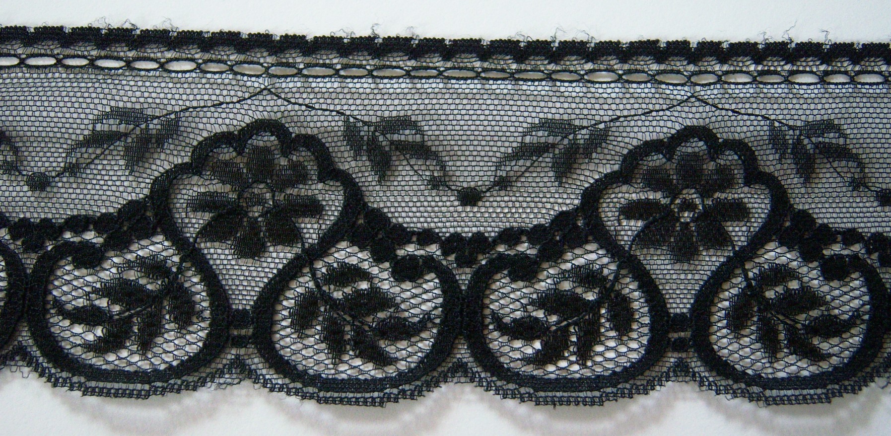 Black 2 3/4" Nylon Lace