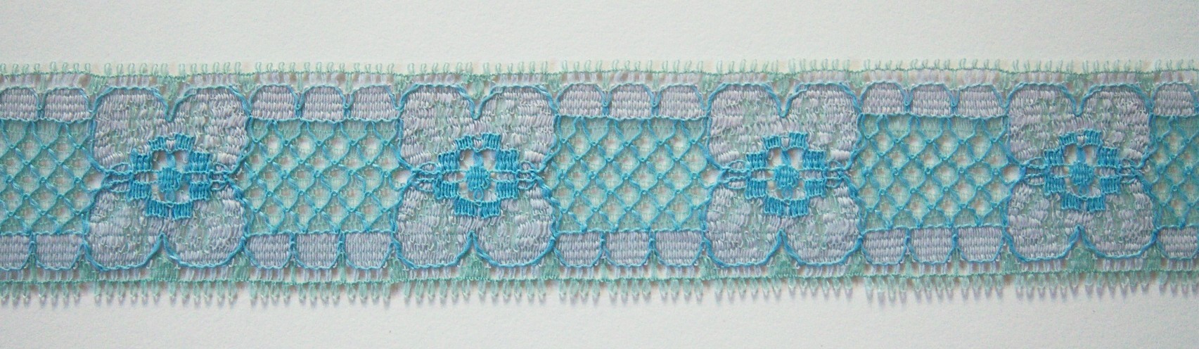 Aqua/Turquoise/Mint 1 1/4" Lace