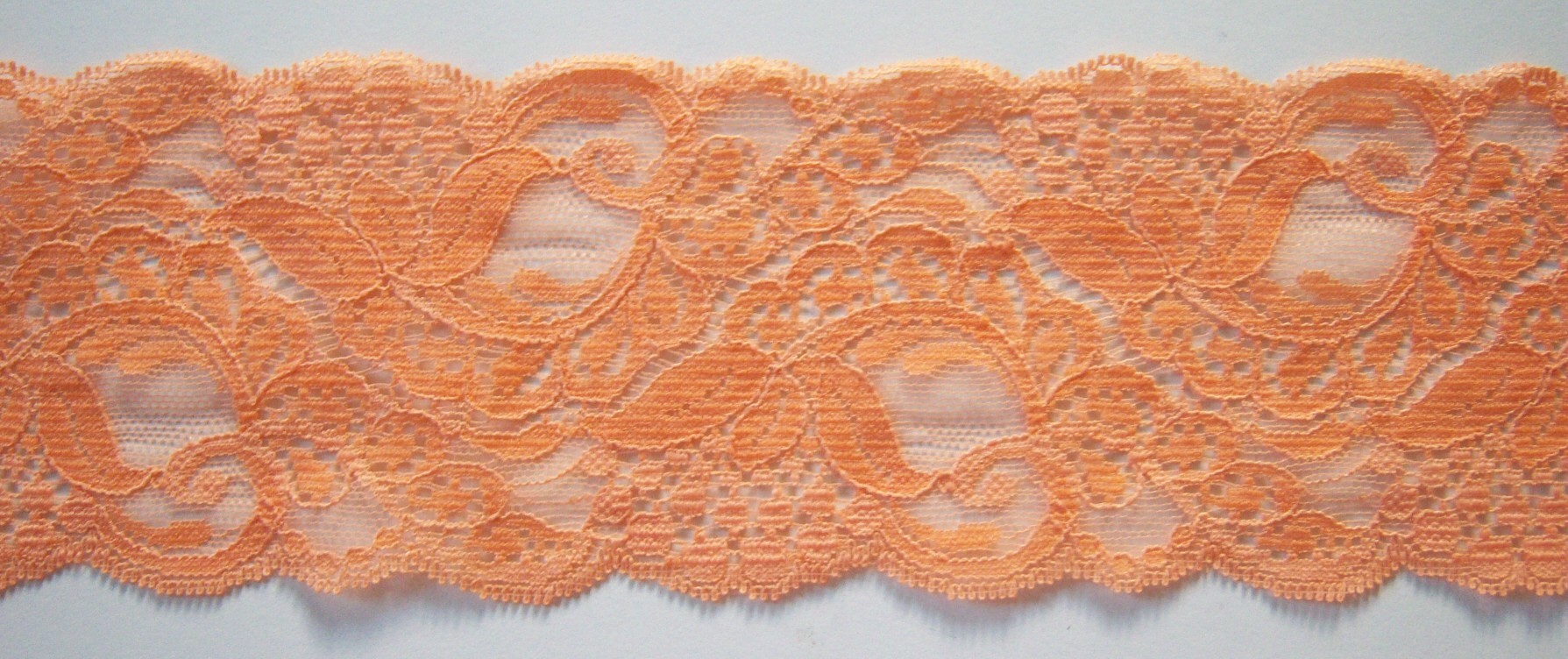 Tangerine 3 1/8" Nylon Lace