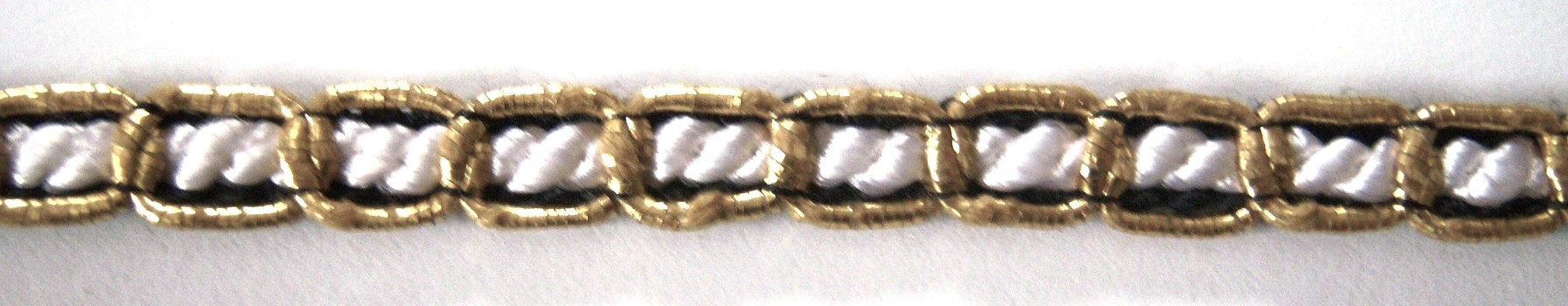 White/Gold/Black 5/16" Trim