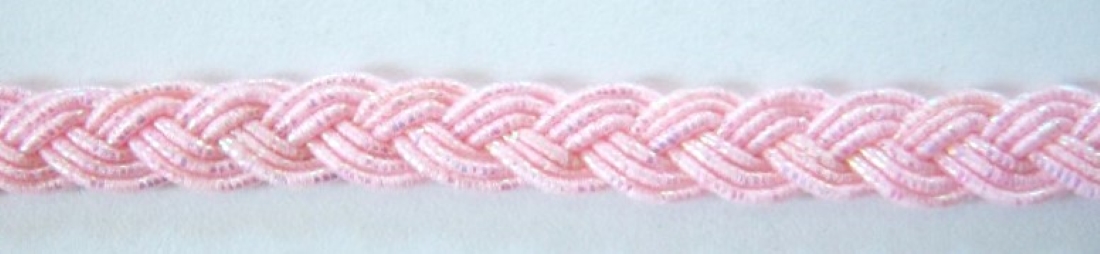 Pink Iridescent 5/16" Braided Trim