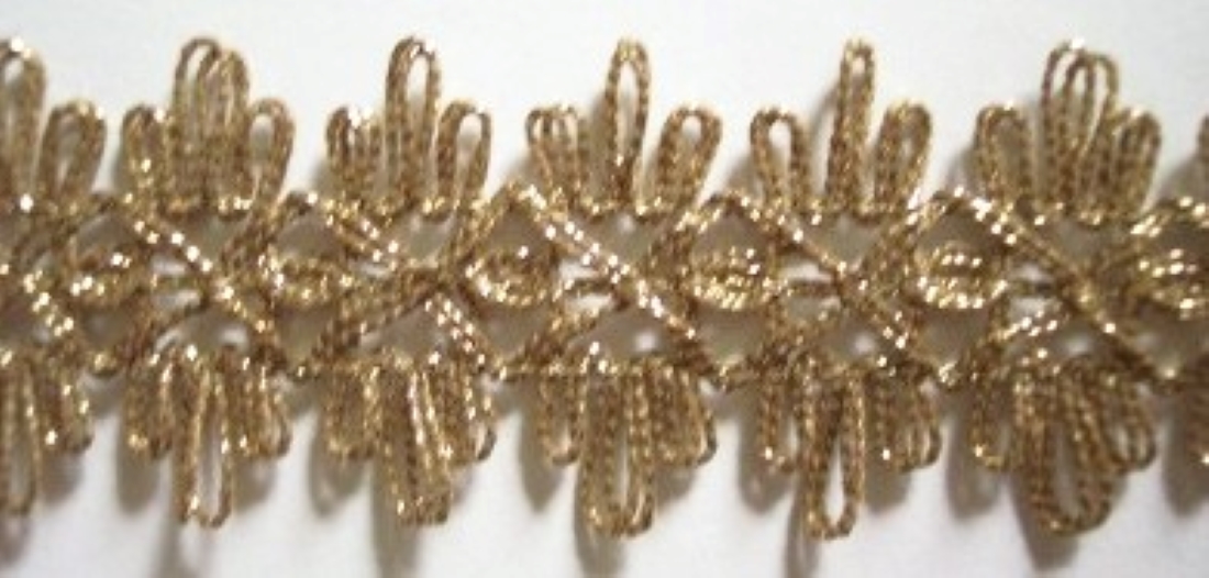 Antique Gold Scroll 1 1/4" Trim