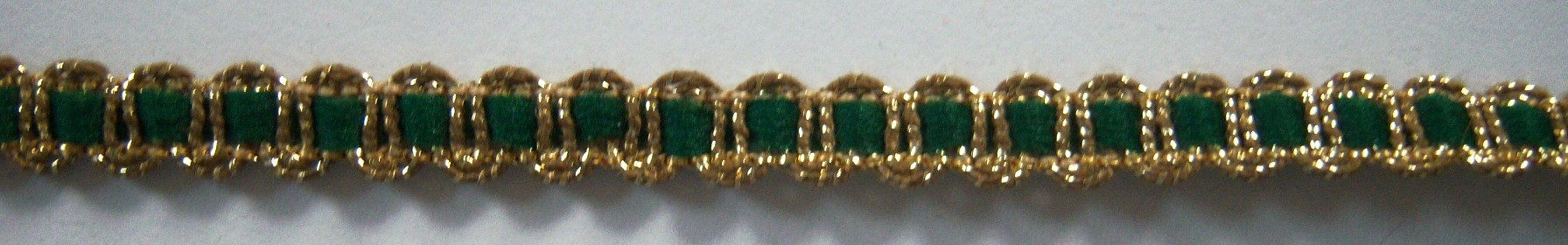 Antique Gold/Green 5/16" Trim