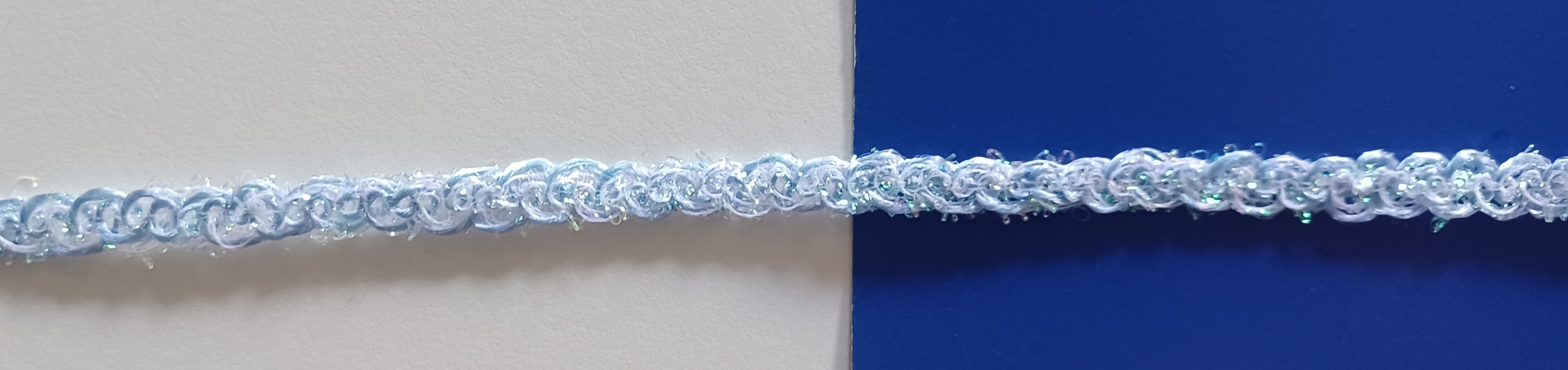 Blue Iridescent 1/4" Trim