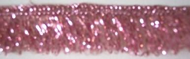 Pink Metallic 5/8" Fringe