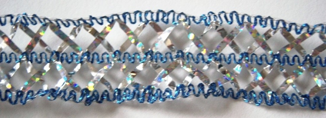 Blue/Silver Soft 7/8" Trim