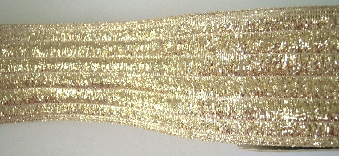 Gold Metallic Wired 2 3/8" Trim