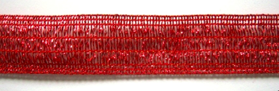 Red Wired Mylar 7/8" Trim