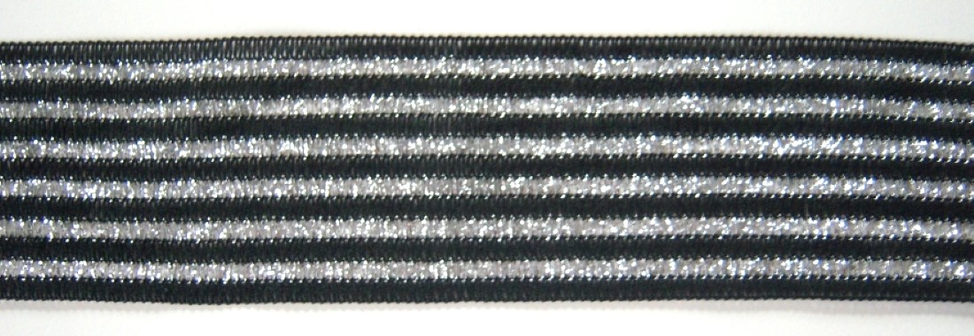 Black/Silver Soft 1 3/4" Trim