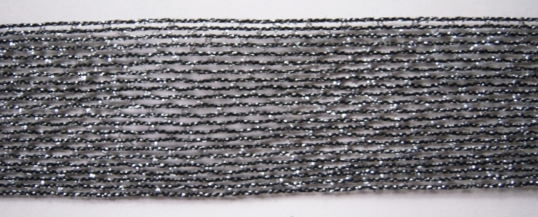 Black/Silver Soft 1 3/4" Trim