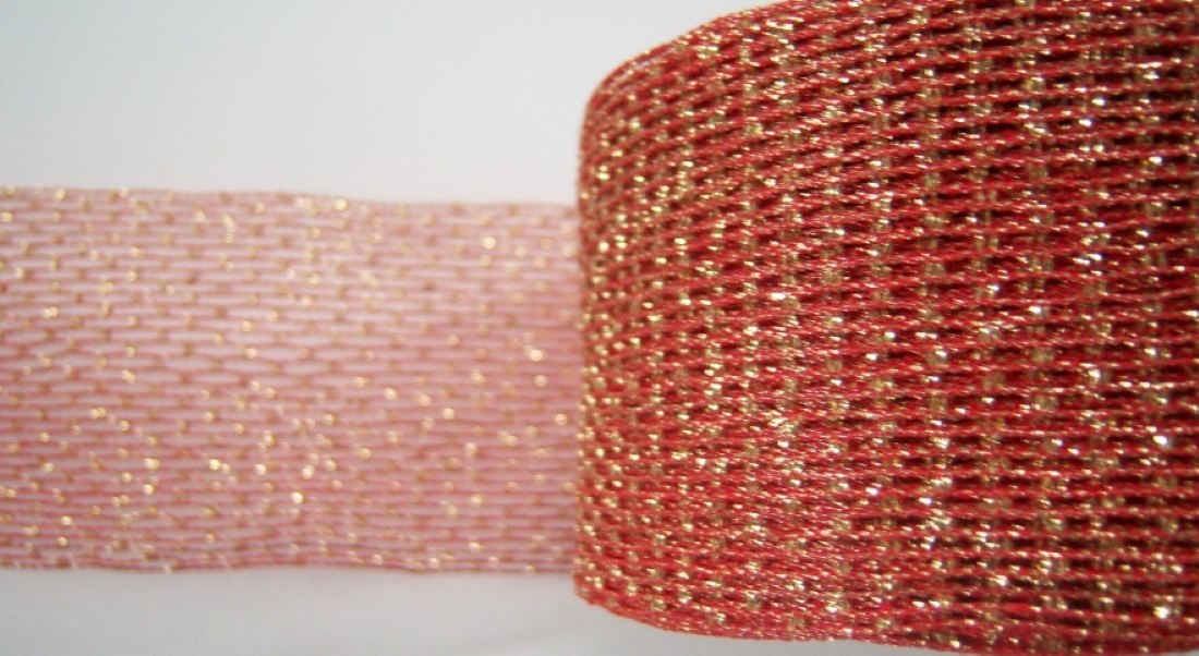 Ruby/Gold Wired 3" Stretch and Shape