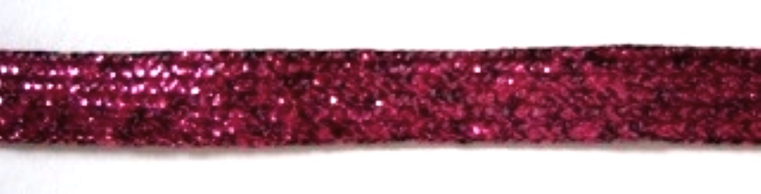 Rasberry Soft Tubular 5/16" Middy Braid