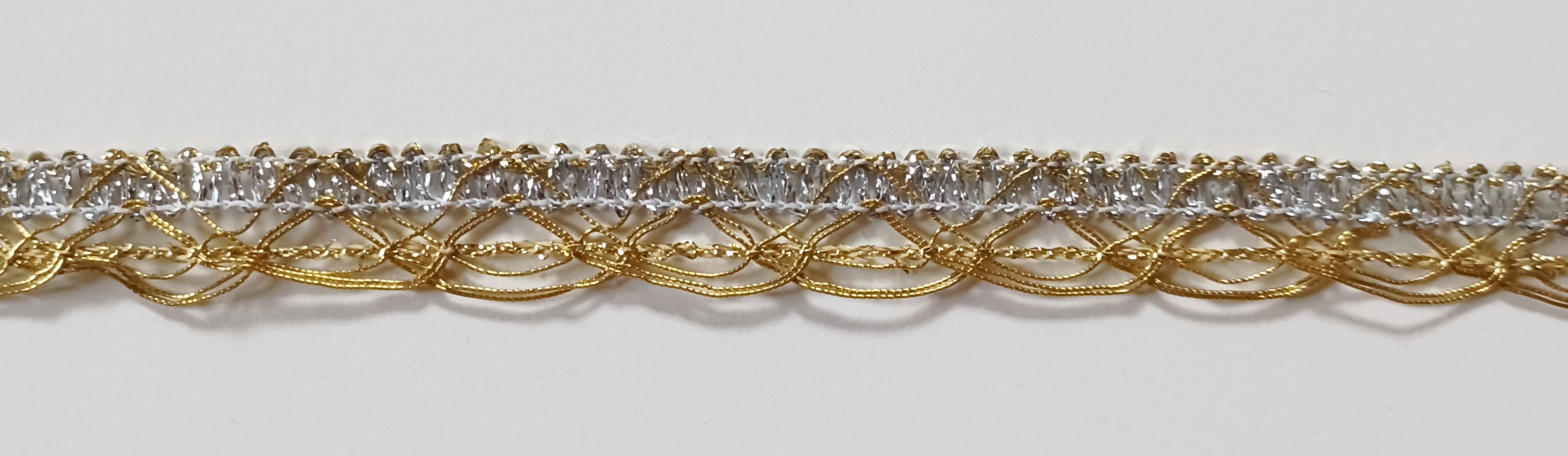 Gold/Silver Metallic 5/8" Trim