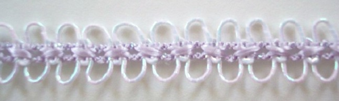 White Iridescent/Orchid 1/2" Trim