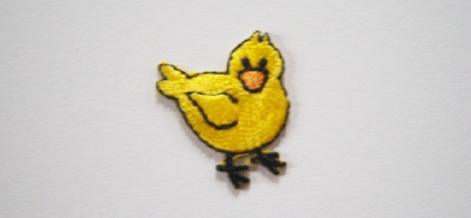 Yellow Chick Iron On Applique