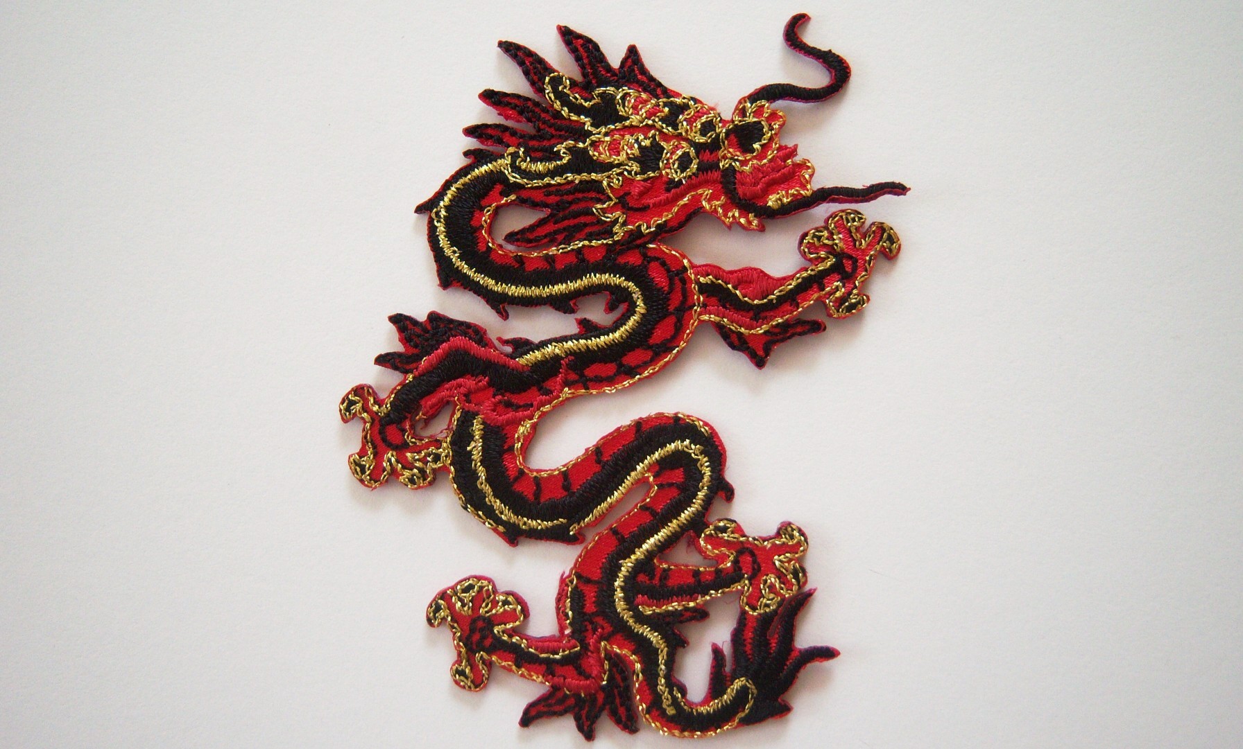 Red/Black Serpent Applique