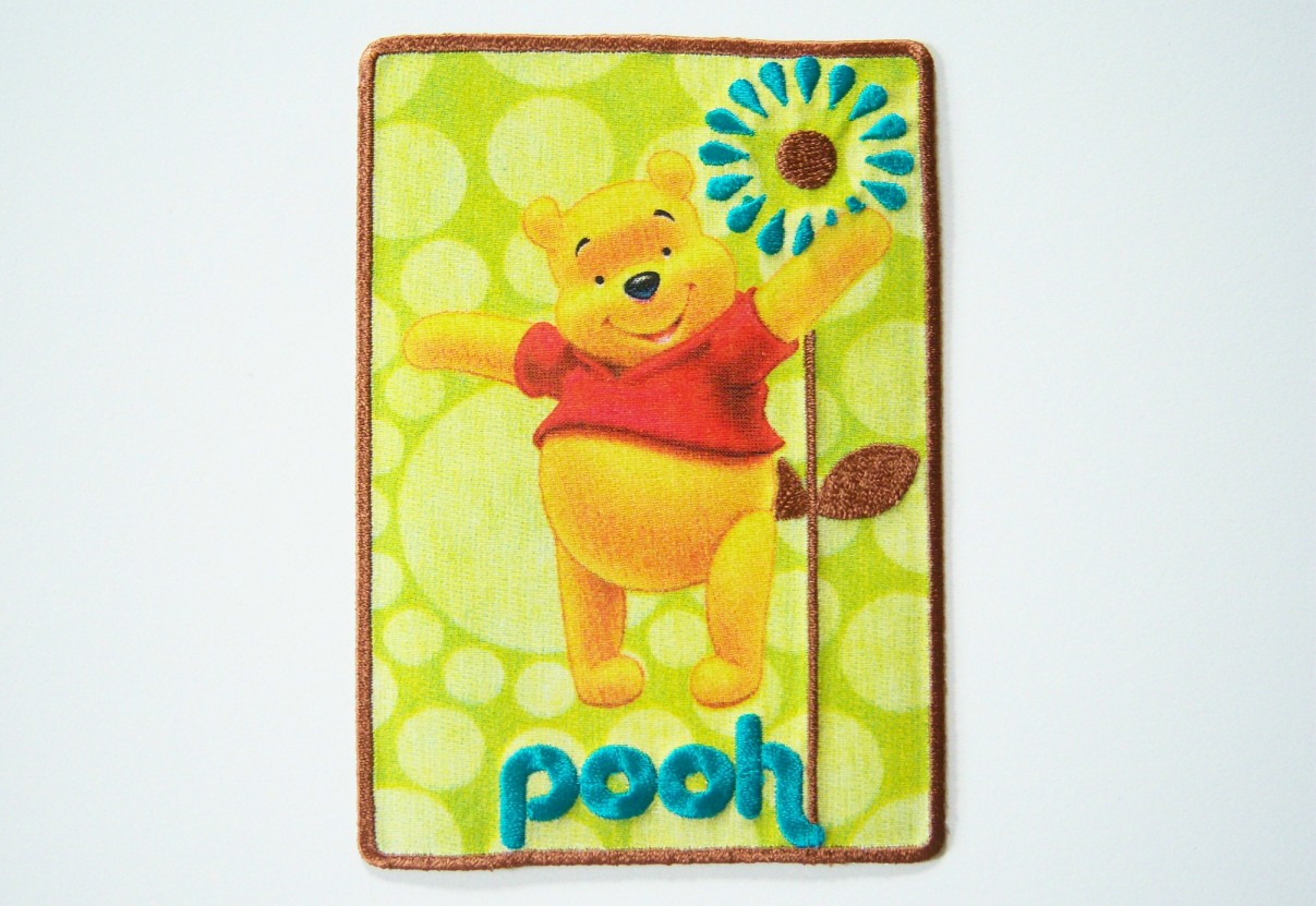 Pooh Flower Applique