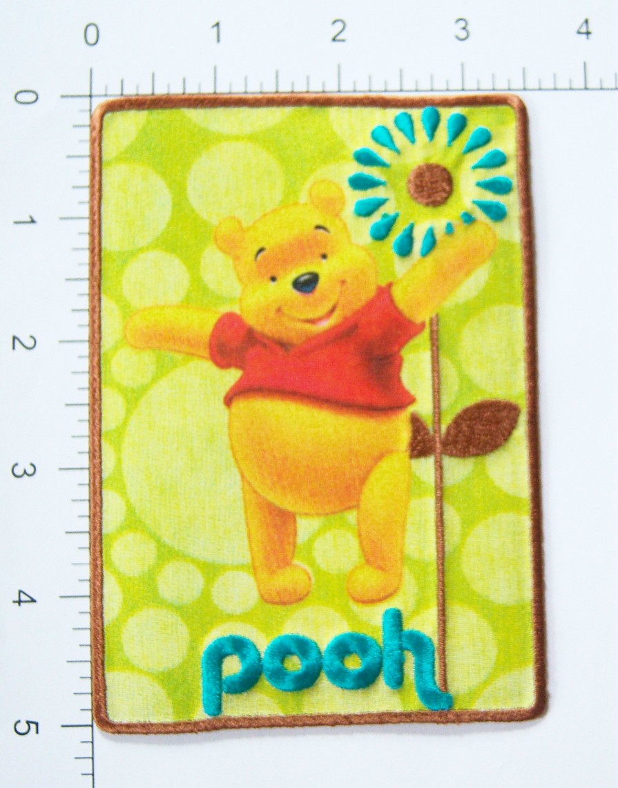 Pooh Flower Applique