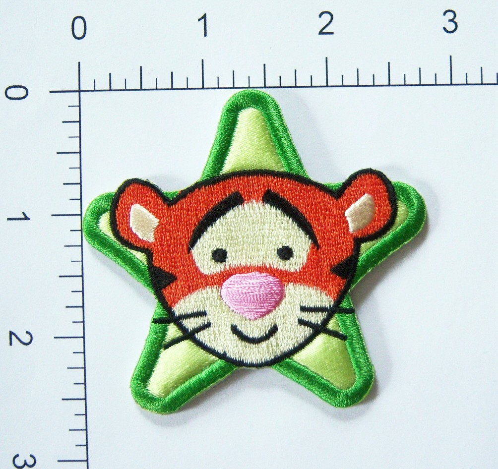 Cuties Pooh Tigger Star Applique