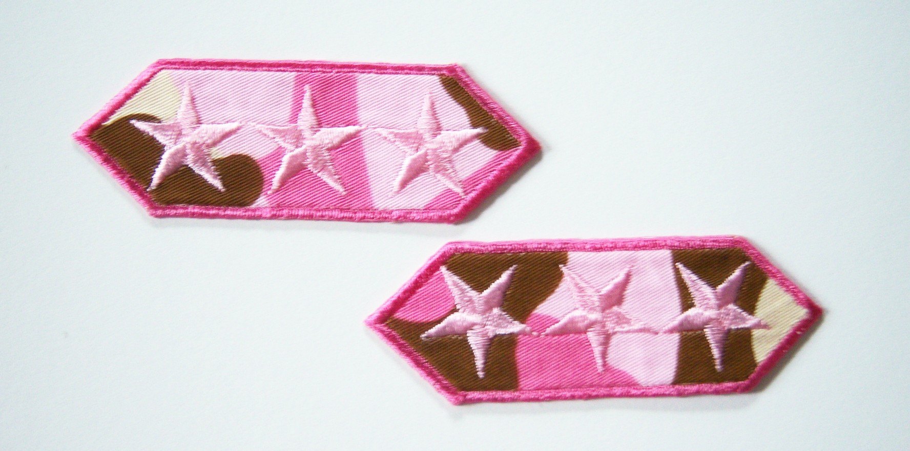 Pink Camoflage Epaulette